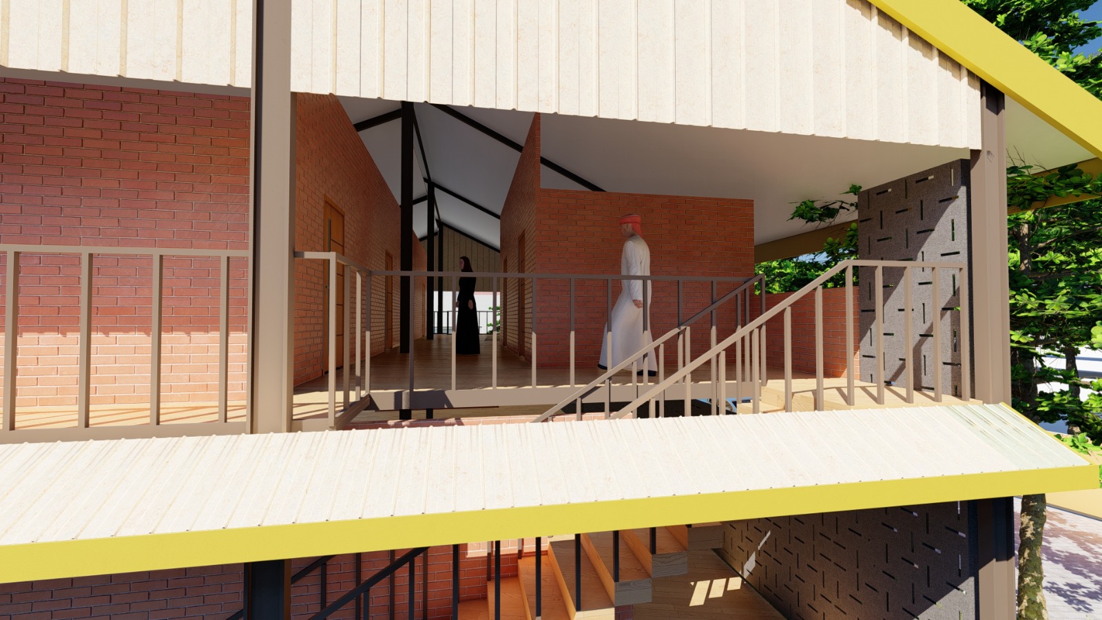 Aula Tangga Lantai 2